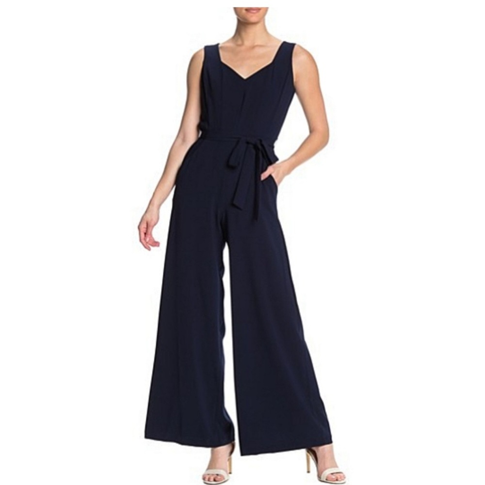 Gabby Skye Elegant Navy Blue Jumpsuit 16